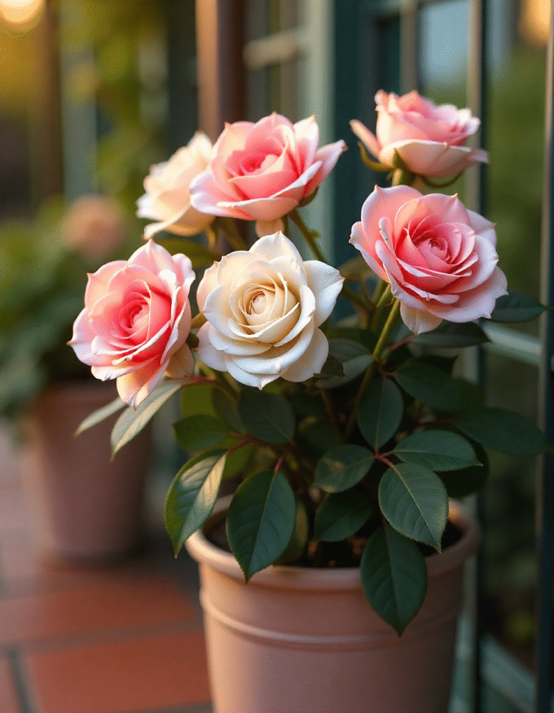 outdoor artificial flowers roses